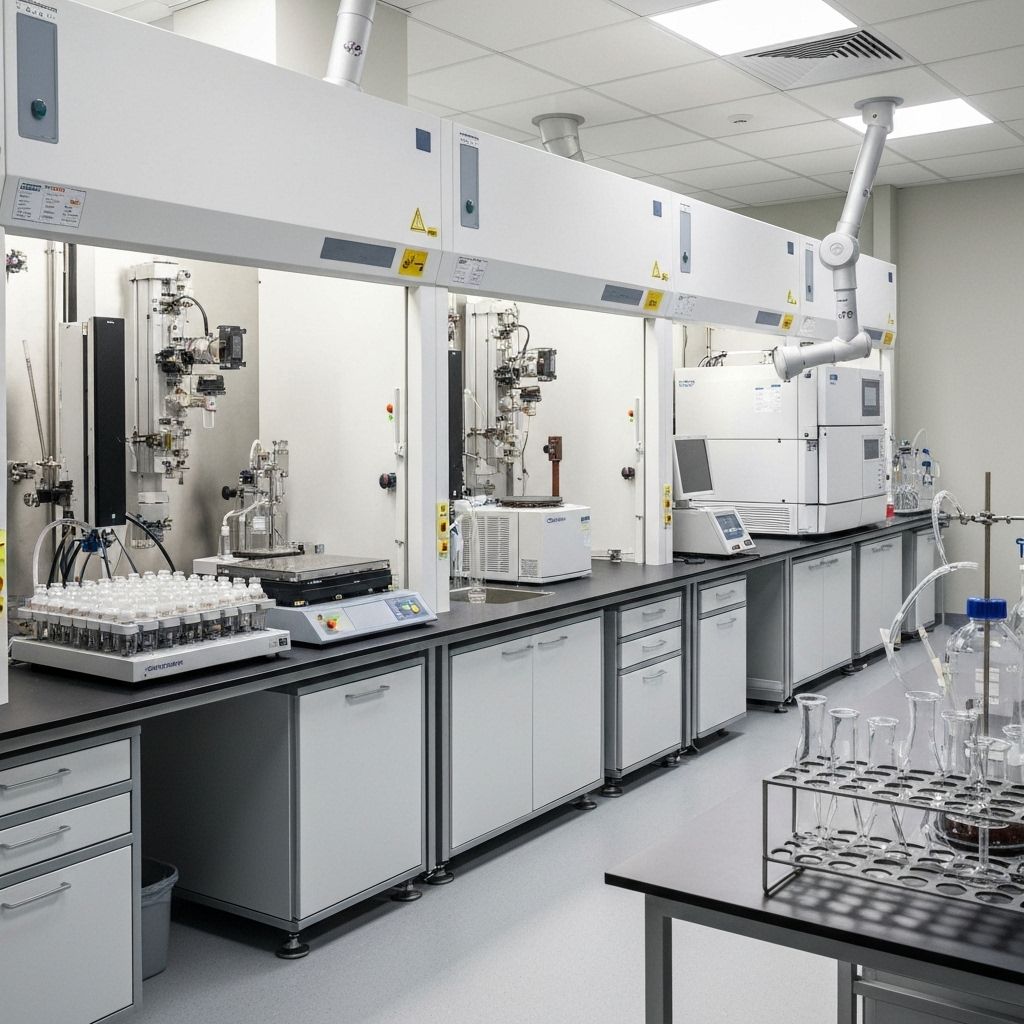 Equipamentos de laboratório avançados